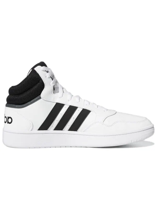 Кроссовки neo hoops 3.0 mid классика винтаж Adidas — изображение 2 из 4, белый/черный