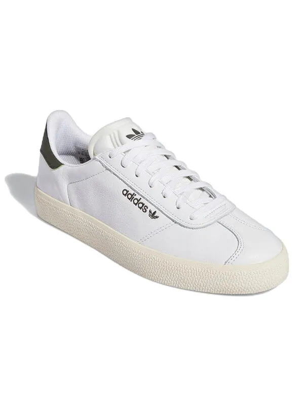 Кроссовки gazelle adv Adidas — изображение 3 из 4, белый/оливковый
