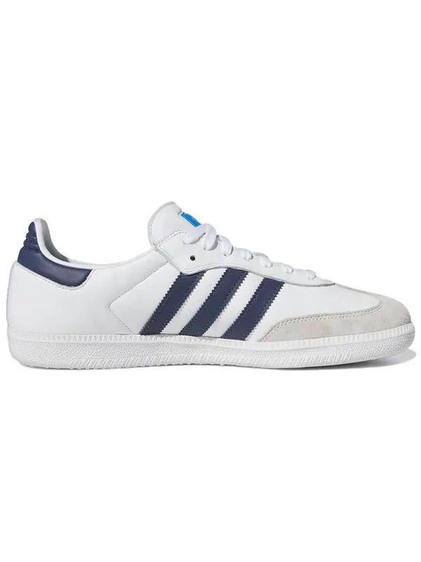 Кроссовки samba adv Adidas — изображение 2 из 4, белый/синий