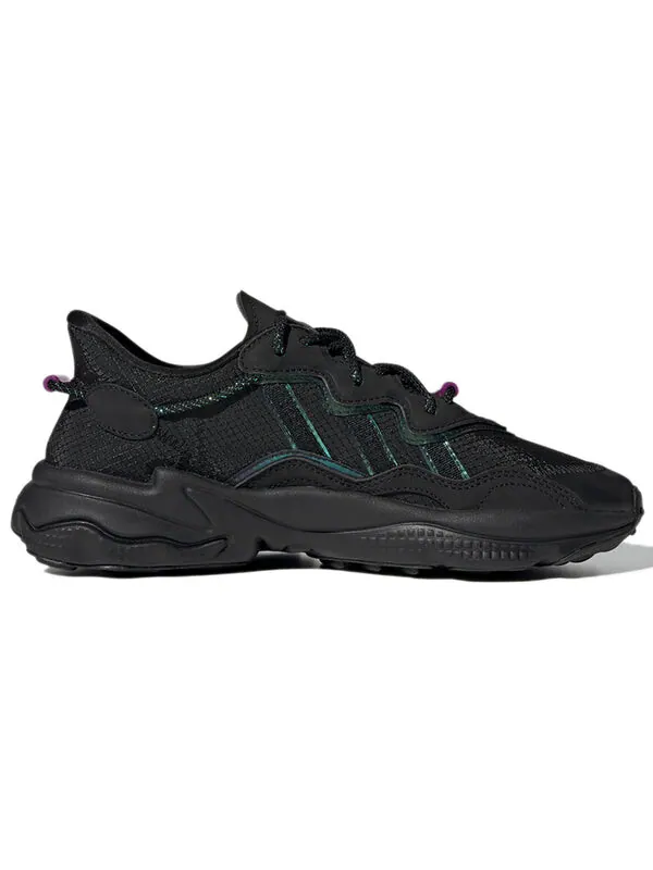 Кроссовки ozweego Adidas — изображение 2 из 4, черный/зеленый
