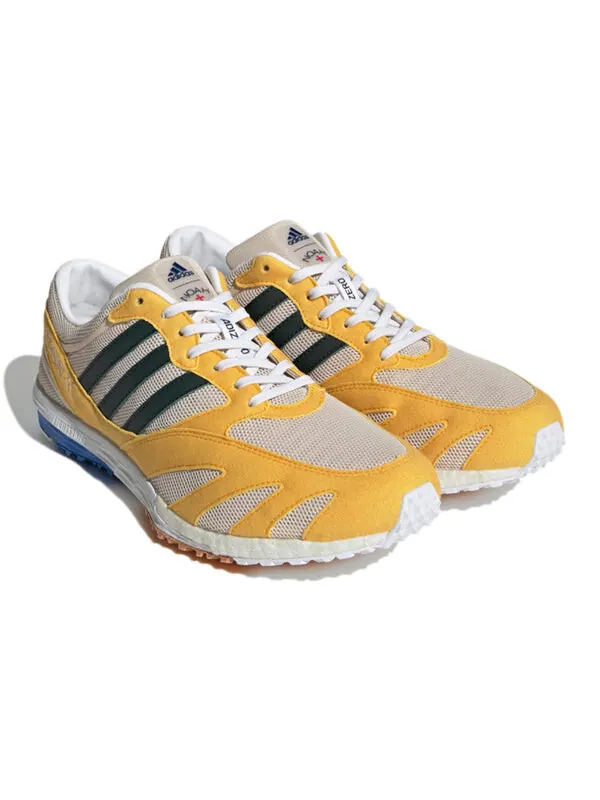 Кроссовки noah x lab race Adidas — изображение 4 из 4, серый/желтый