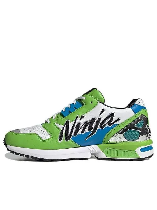 Кроссовки kawasaki ninja x zx 8000 Adidas — изображение 1 из 4, белый/синий/зеленый