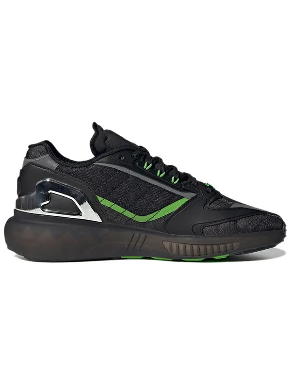 Кроссовки kawasaki ninja x zx 5000 boost Adidas — изображение 2 из 4, черный/зеленый