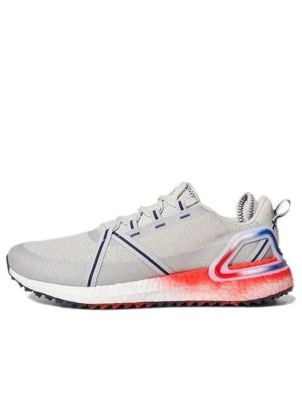 Кроссовки solarthon primegreen spikeless golf 'grey vivid red' Adidas — изображение 1 из 4, серый/красный