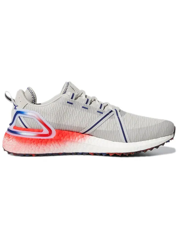 Кроссовки solarthon primegreen spikeless golf 'grey vivid red' Adidas — изображение 2 из 4, серый/красный
