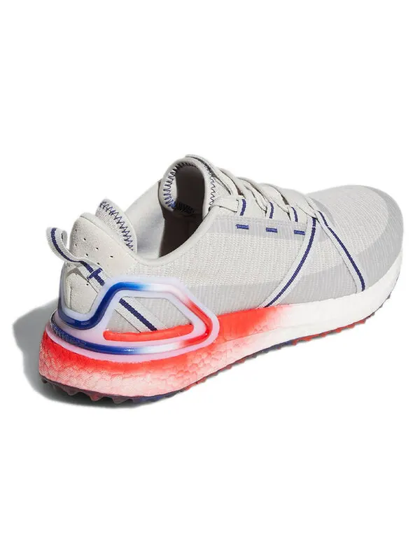 Кроссовки solarthon primegreen spikeless golf 'grey vivid red' Adidas — изображение 4 из 4, серый/красный