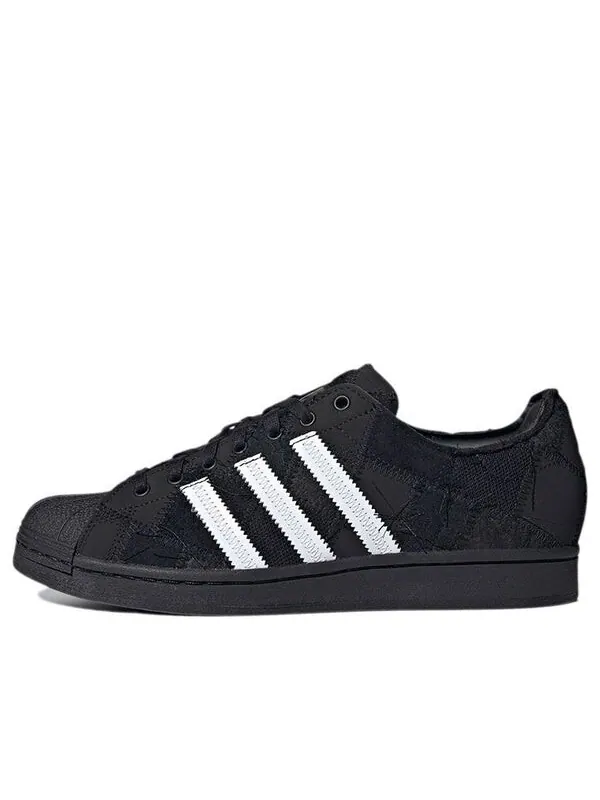 Кроссовки atmos x recouture x superstar Adidas — изображение 1 из 4, черный/синий/белый