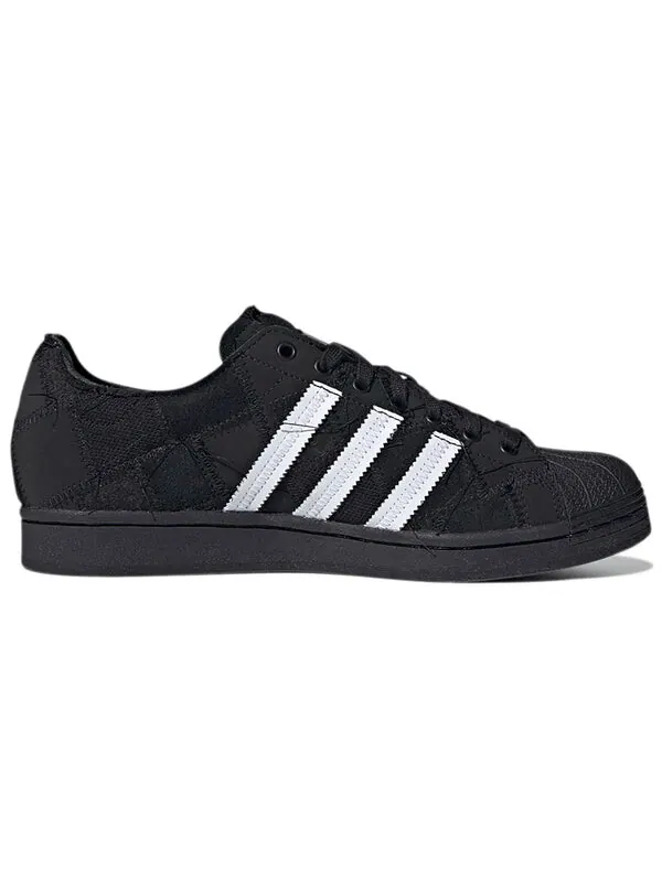 Кроссовки atmos x recouture x superstar Adidas — изображение 2 из 4, черный/синий/белый