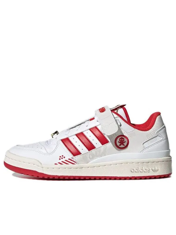 Кроссовки quiccs x forum low Adidas — изображение 1 из 4, белый/красный