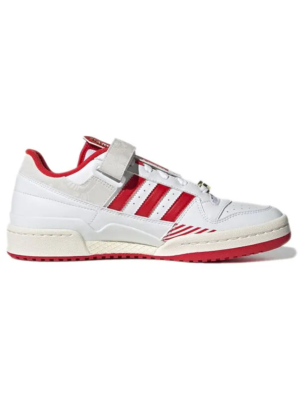 Кроссовки quiccs x forum low Adidas — изображение 2 из 4, белый/красный