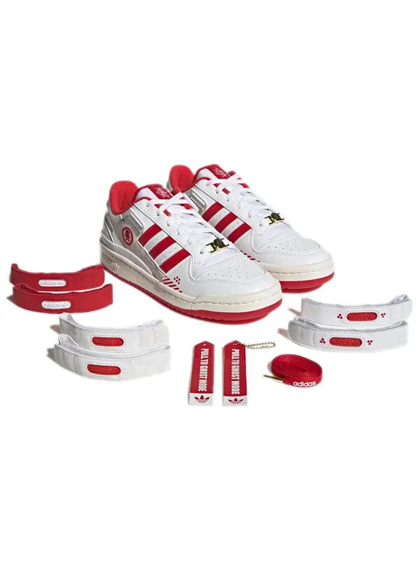 Кроссовки quiccs x forum low Adidas — изображение 4 из 4, белый/красный