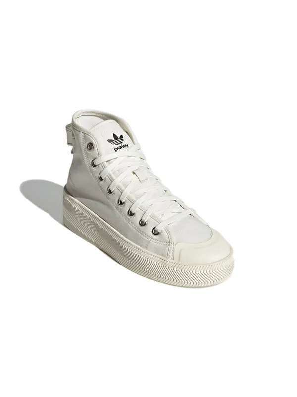 Кроссовки оригиналы nizza high parley Adidas — изображение 3 из 4, белый