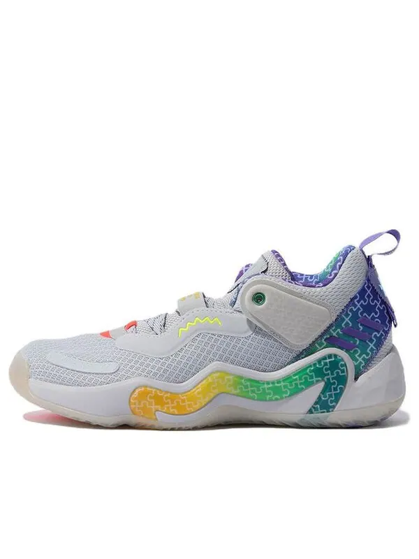 Кроссовки don выпуск #3 gca Adidas — изображение 1 из 4, серый/синий