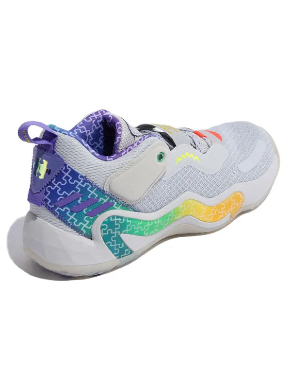 Кроссовки don выпуск #3 gca Adidas — изображение 4 из 4, серый/синий