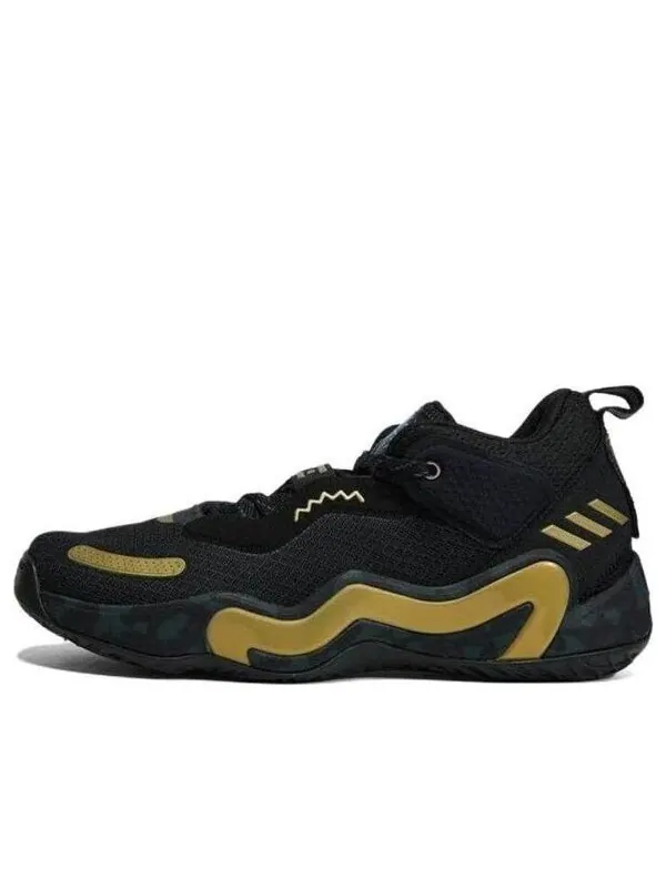 Кроссовки adidas D.O.N. Issue 3 GCA 'Black Gold' — изображение 1 из 4, черный/золотистый