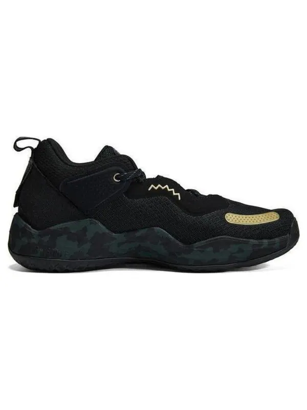 Кроссовки adidas D.O.N. Issue 3 GCA 'Black Gold' — изображение 2 из 4, черный/золотистый