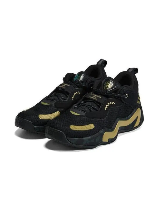 Кроссовки adidas D.O.N. Issue 3 GCA 'Black Gold' — изображение 3 из 4, черный/золотистый