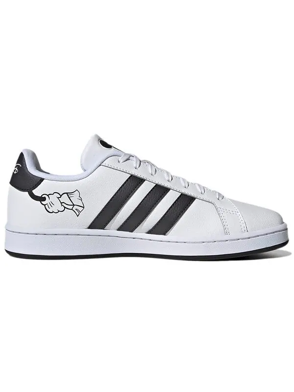 Кроссовки disney x grand court base Adidas — изображение 2 из 4, белый/черный