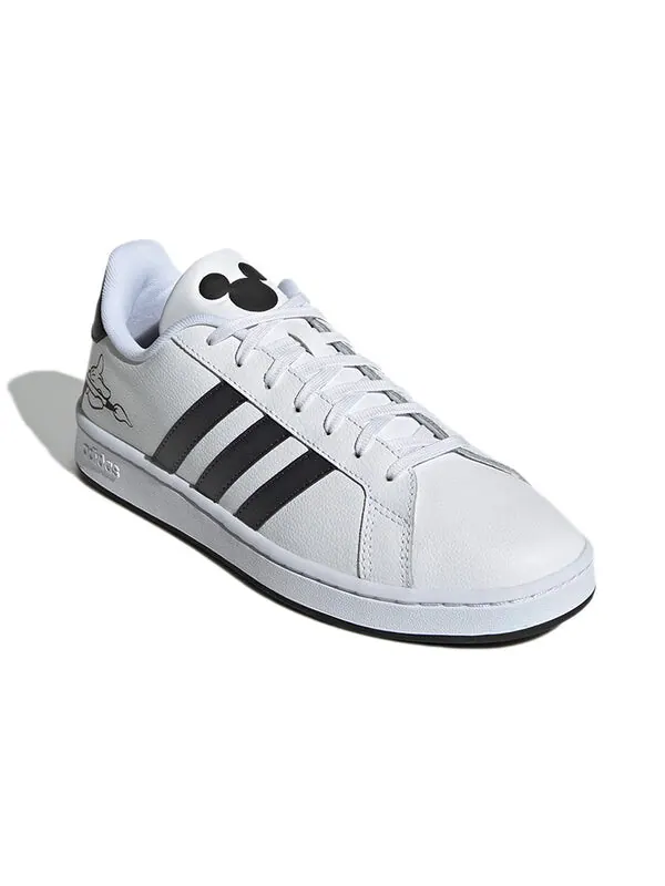 Кроссовки disney x grand court base Adidas — изображение 3 из 4, белый/черный