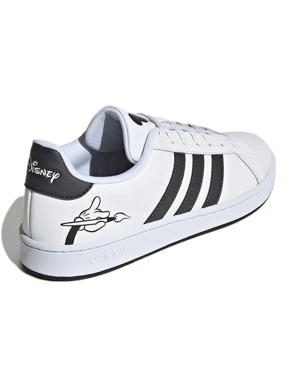 Кроссовки disney x grand court base Adidas — изображение 4 из 4, белый/черный