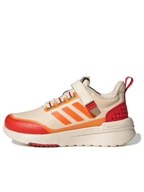 Кроссовки lego x racer tr little kid 'ecru tint bahia orange' Adidas — изображение 1 из 4, оранжевый красный