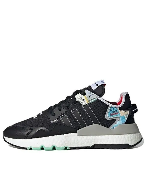Кроссовки оригинальные nite jogger Adidas — изображение 1 из 4, черный
