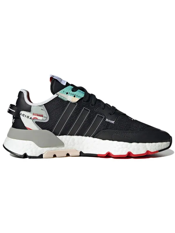 Кроссовки оригинальные nite jogger Adidas — изображение 2 из 4, черный