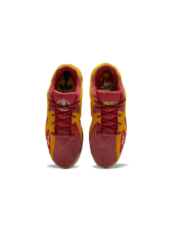 Кроссовки looney tunes x hurrikaze 2 low 'wile e. coyote' Reebok — изображение 3 из 4, красный/яркий/красный