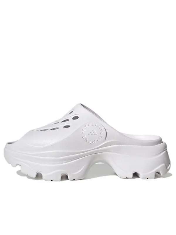Тапочки stella mccartney x clog 'triple white' Adidas
