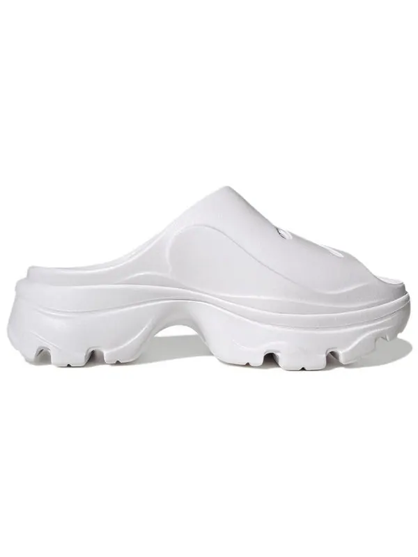 Тапочки stella mccartney x clog 'triple white' Adidas — изображение 3 из 4, белый