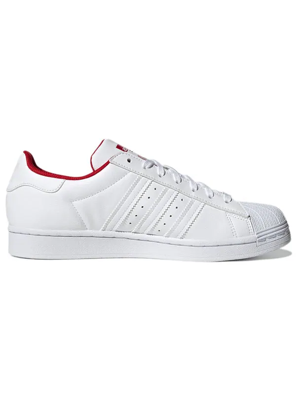 Кроссовки superstar 'valentine's day white' Adidas — изображение 2 из 4, белый/красный