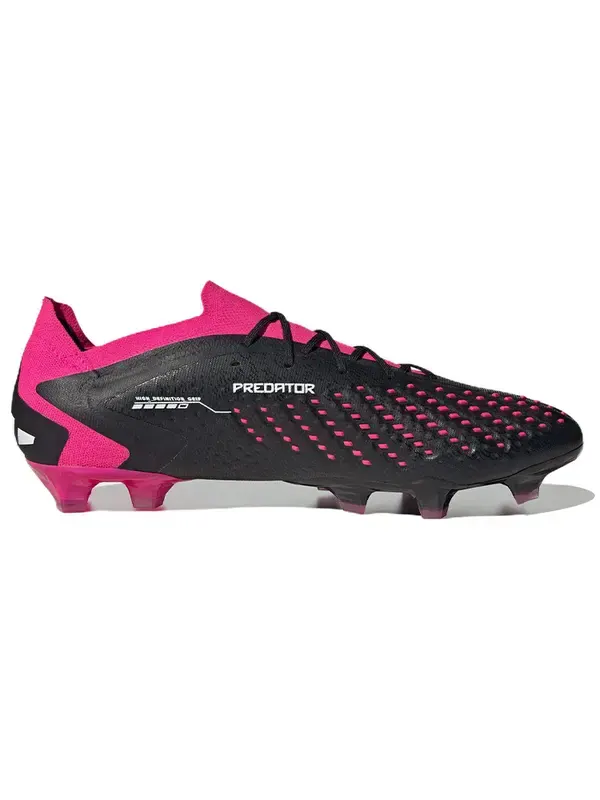 Кроссовки Predator Accuracy.1 Low FG Adidas — изображение 2 из 4, черный/белый/розовый