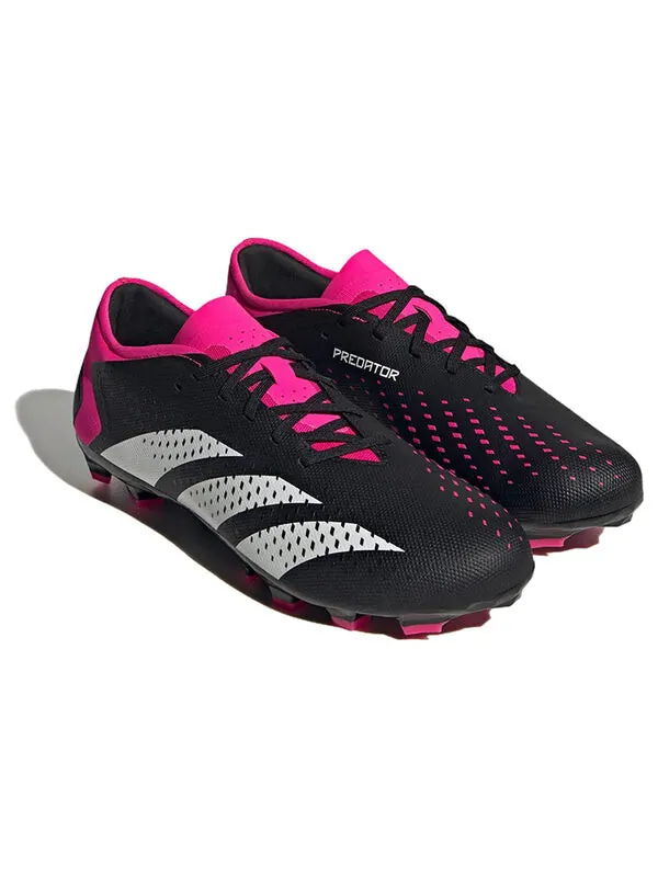 Кроссовки хищник точность.3 hg ag Adidas — изображение 3 из 4, черный/белый/розовый