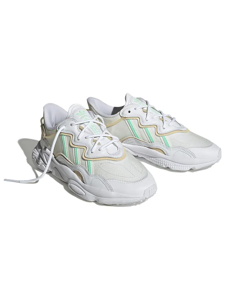 Кроссовки Ozweego Adidas Originals 'White Pulse Mint' Women's — изображение 3 из 6, белый