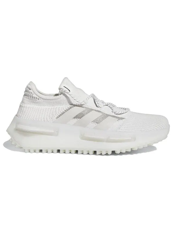 Кроссовки nmd s1 Adidas — изображение 2 из 4, белый/серый