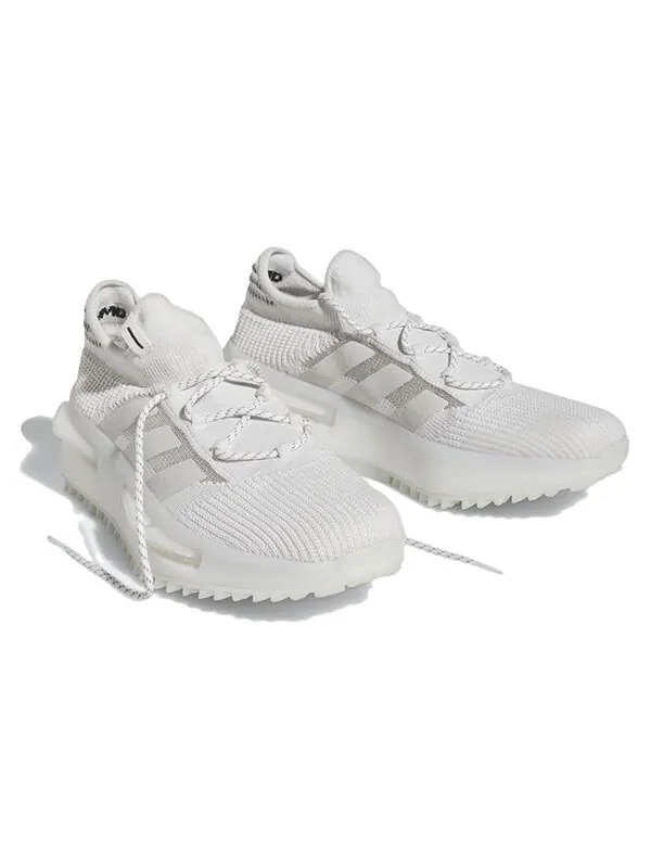 Кроссовки nmd s1 Adidas — изображение 3 из 4, белый/серый