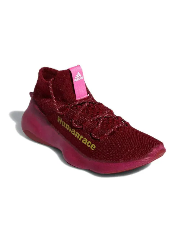 Кроссовки x Pharrell Humanrace Sichona Adidas — изображение 3 из 4, винный красный