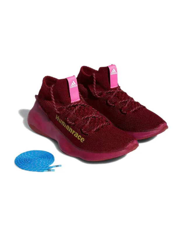 Кроссовки x Pharrell Humanrace Sichona Adidas — изображение 4 из 4, винный красный
