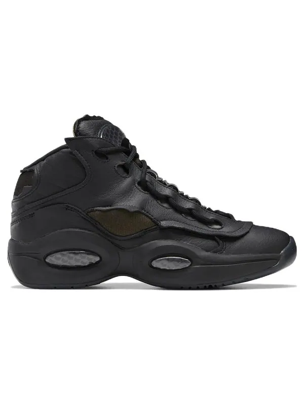 Кроссовки maison margiela x question mid 'memory of - black' Reebok — изображение 2 из 4, черный/белый