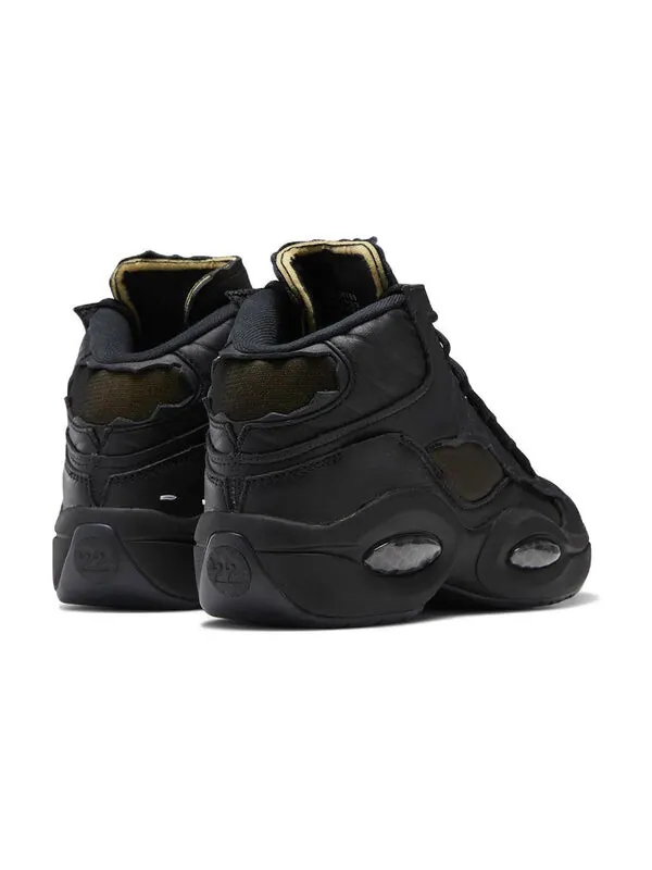 Кроссовки maison margiela x question mid 'memory of - black' Reebok — изображение 4 из 4, черный/белый