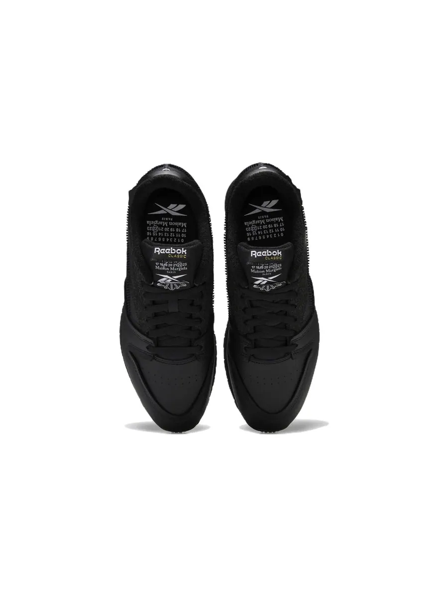 Беговые кроссовки Reebok Maison Margiela x Classic Leather 'Memory Of - Black' — изображение 4 из 6, черный