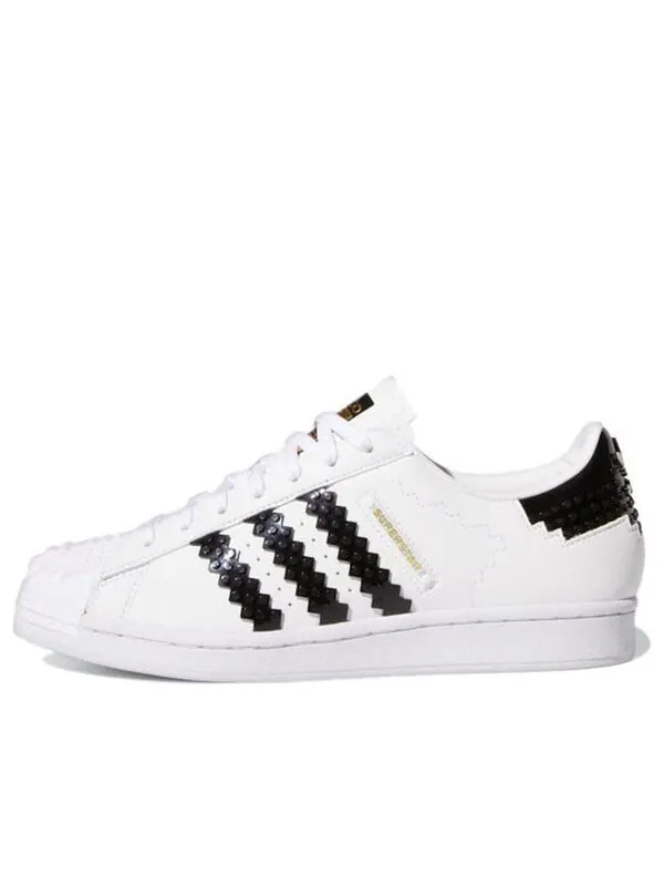 Кроссовки lego x superstar Adidas — изображение 1 из 4, белый/черный