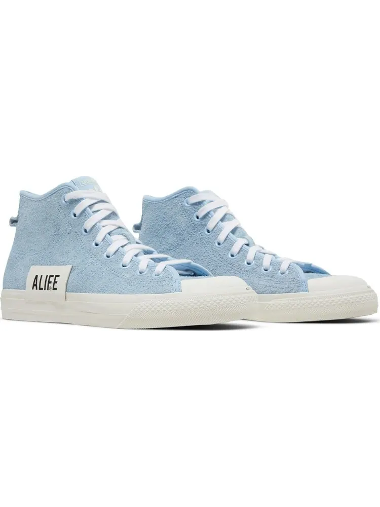 Кроссовки Adidas Alife x Nizza High Unisex 'Clear Sky' — изображение 8 из 8, синий
