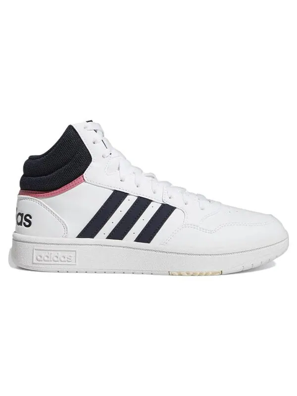 Кроссовки Adidas Hoops 3.0 mid — изображение 2 из 4, белый//белый