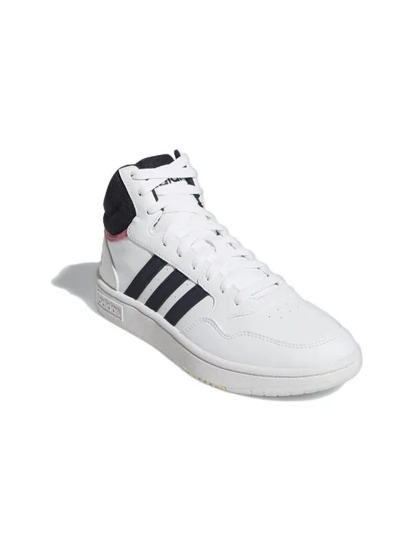 Кроссовки Adidas Hoops 3.0 mid — изображение 3 из 4, белый//белый