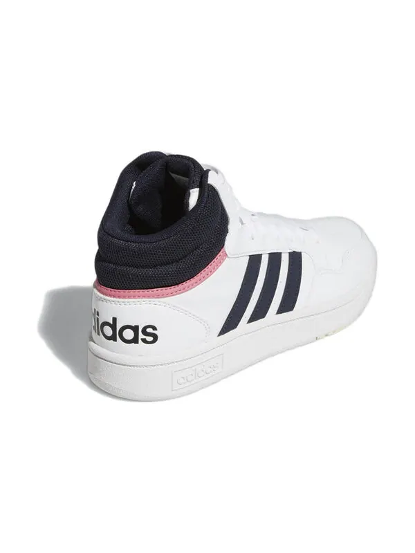 Кроссовки Adidas Hoops 3.0 mid — изображение 4 из 4, белый//белый