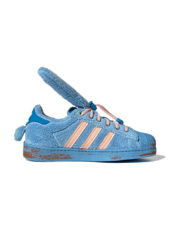 Кроссовки плавящаяся печаль x оригиналы суперзвезда 360 c Adidas — изображение 2 из 4, синий/розовый