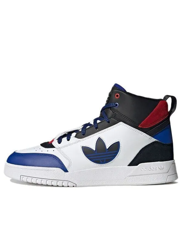 Кроссовки оригинальные drop step кроссовки средней высоты Adidas — изображение 1 из 4, белый/черный/синий