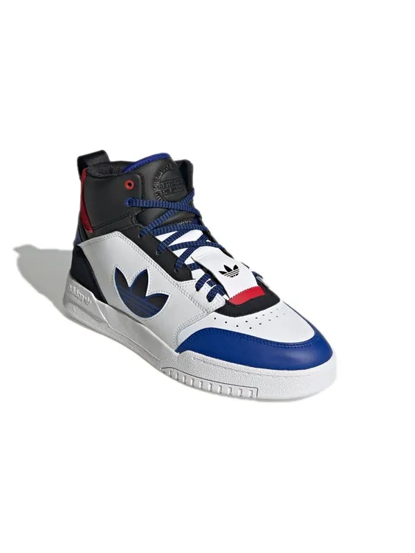 Кроссовки оригинальные drop step кроссовки средней высоты Adidas — изображение 3 из 4, белый/черный/синий