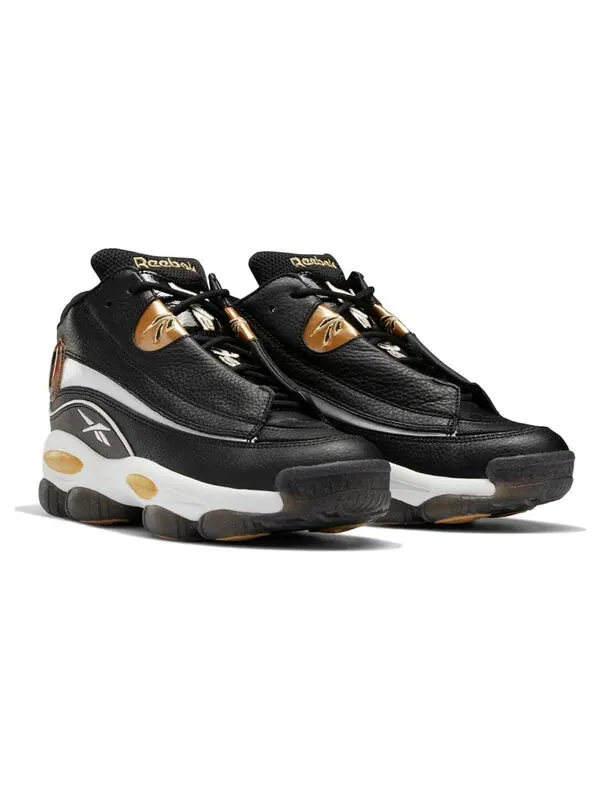 Кроссовки the answer dmx 'black white gold' 2022 Reebok — изображение 3 из 4, черный/белый